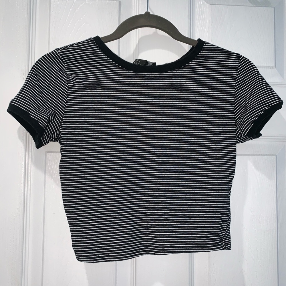 Striped Crop Top